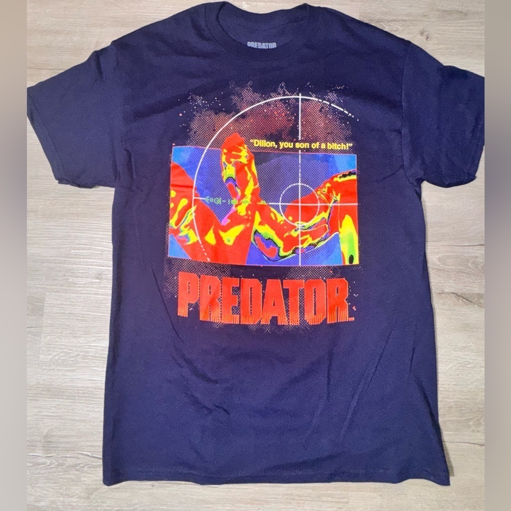 Predator Graphic Tee in Navy - Picture 1 of 3